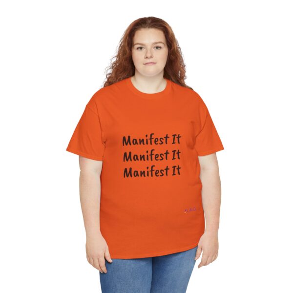 Unisex Cotton "Manifest It" Tee - Image 96