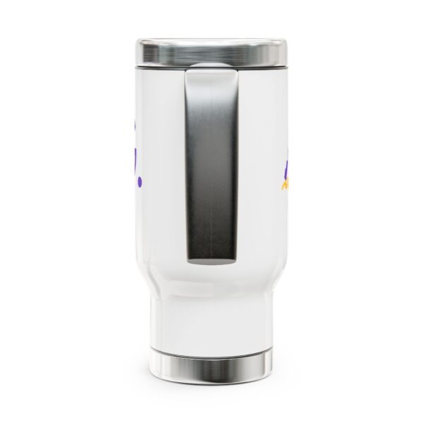 Stainless Steel LAG logo Travel Mug with Handle, 14oz - Image 3