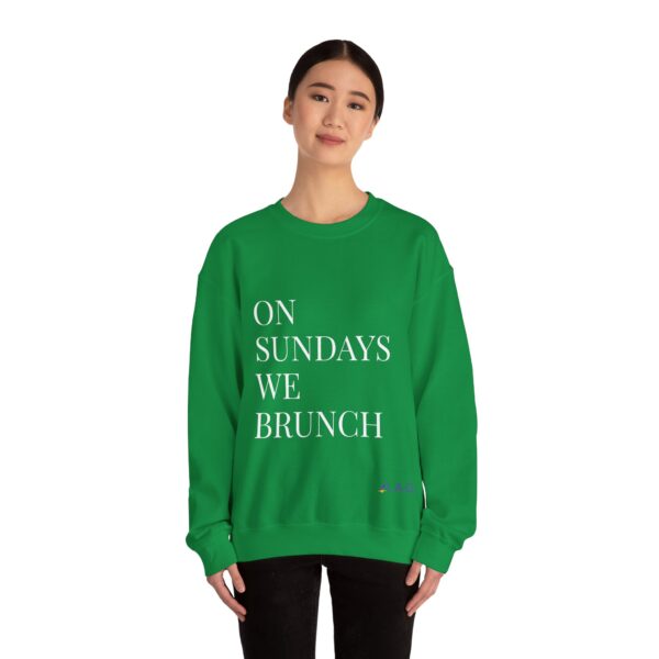 Unisex "On Sundays we Brunch" Crewneck Sweatshirt - Image 4