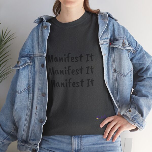 Unisex Cotton "Manifest It" Tee - Image 239