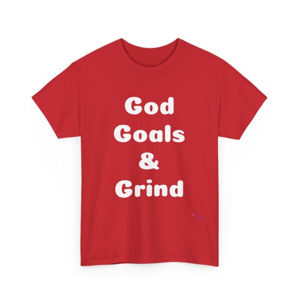 Unisex Cotton Tee "God, Goals & Grind" - Image 39