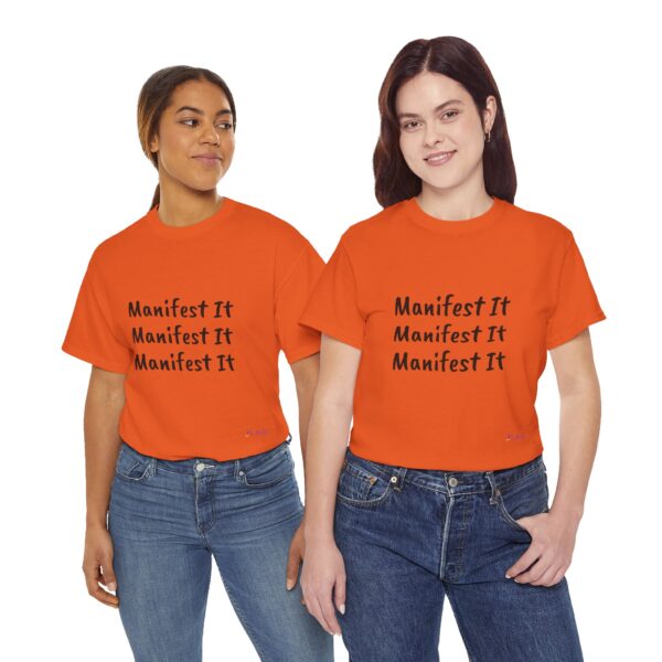 Unisex Cotton "Manifest It" Tee - Image 106