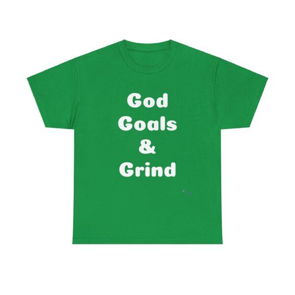 Unisex Cotton Tee "God, Goals & Grind" - Image 17