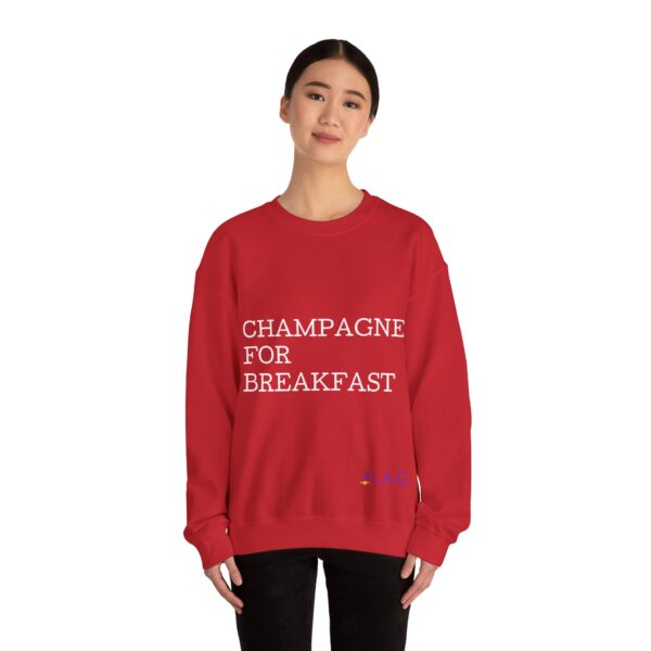 Unisex "Champagne for Breakfast" Crewneck Sweatshirt - Image 12