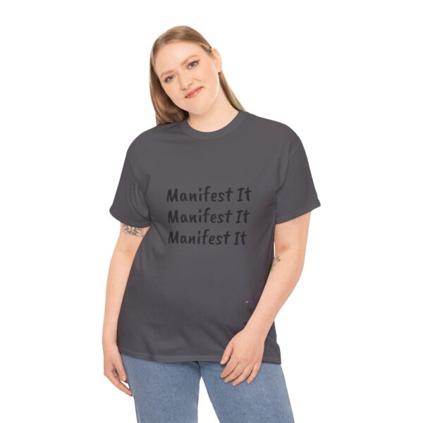 Unisex Cotton "Manifest It" Tee - Image 282