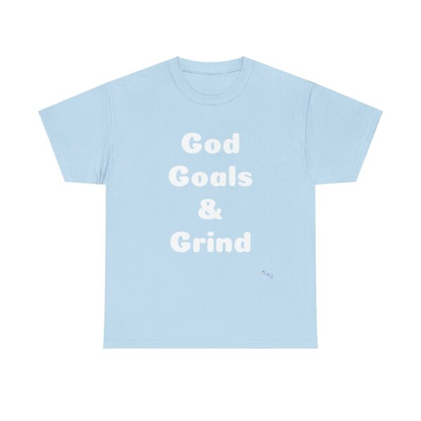 Unisex Cotton Tee "God, Goals & Grind" - Image 21