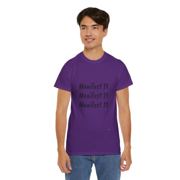 Unisex Cotton "Manifest It" Tee - Image 372