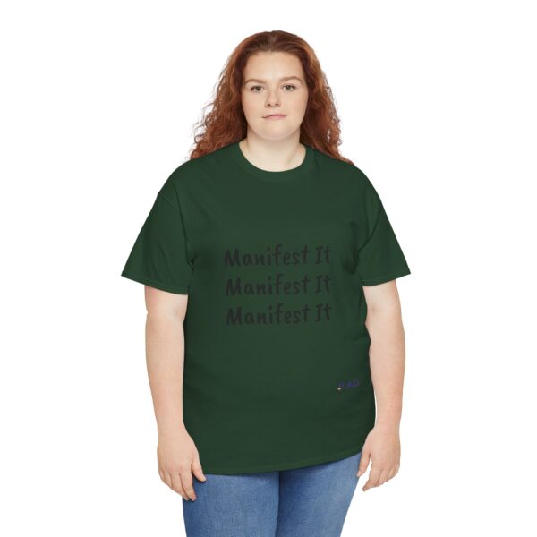 Unisex Cotton "Manifest It" Tee - Image 177