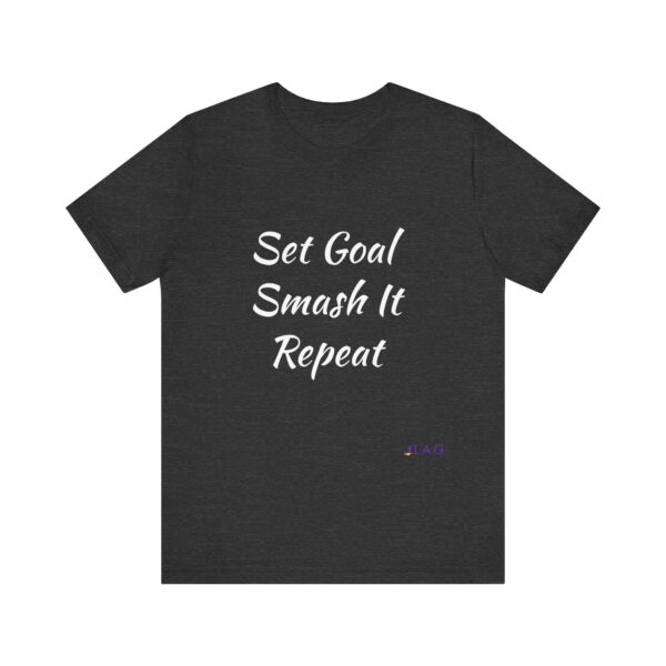 Unisex Short Sleeve "Set Goal" Tee - Image 13