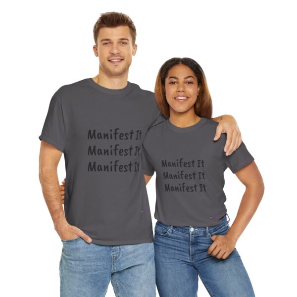 Unisex Cotton "Manifest It" Tee - Image 294