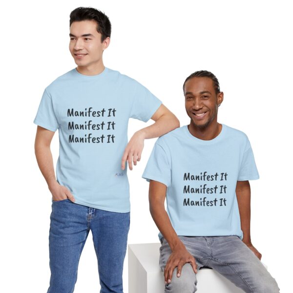 Unisex Cotton "Manifest It" Tee - Image 269