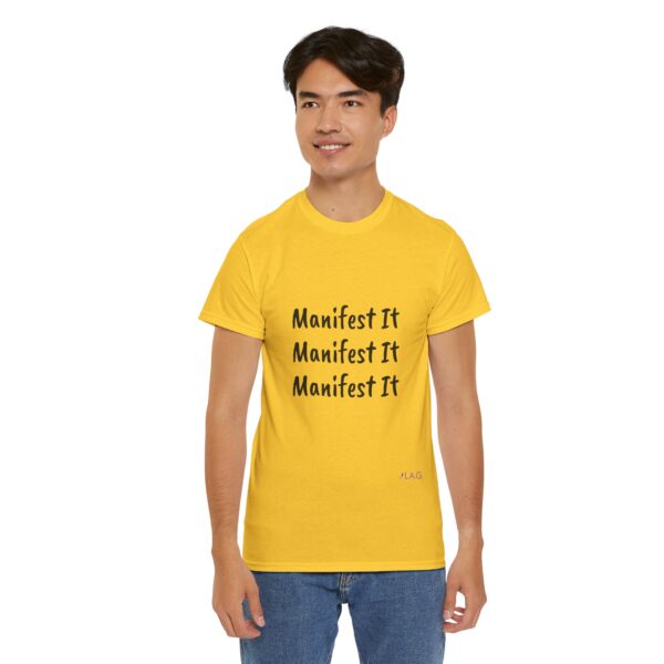 Unisex Cotton "Manifest It" Tee - Image 21