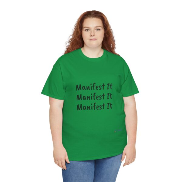 Unisex Cotton "Manifest It" Tee - Image 204