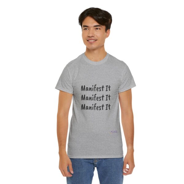 Unisex Cotton "Manifest It" Tee - Image 75