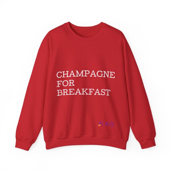 Unisex "Champagne for Breakfast" Crewneck Sweatshirt - Image 9