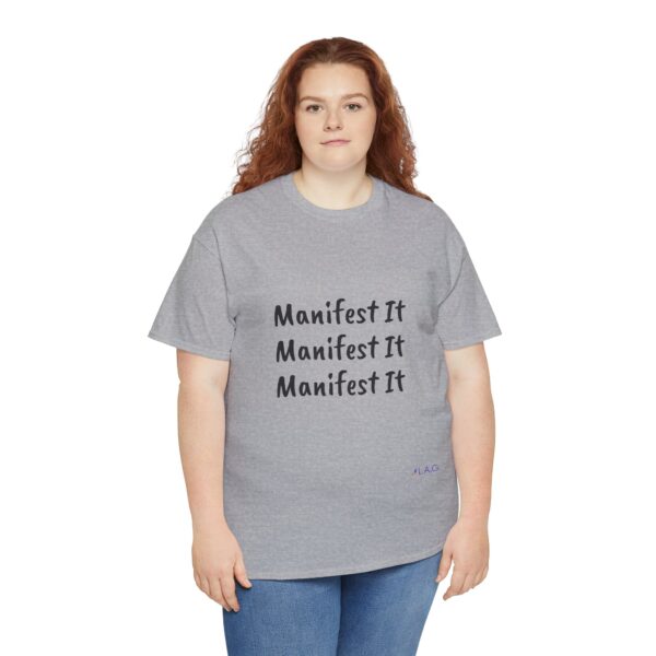 Unisex Cotton "Manifest It" Tee - Image 69