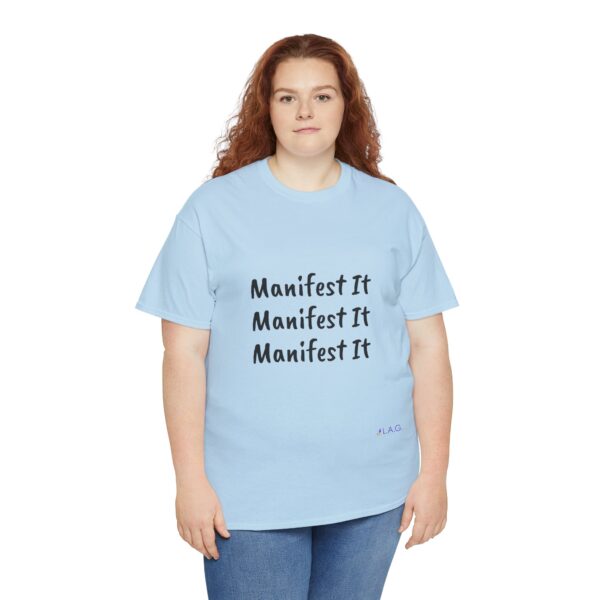 Unisex Cotton "Manifest It" Tee - Image 258