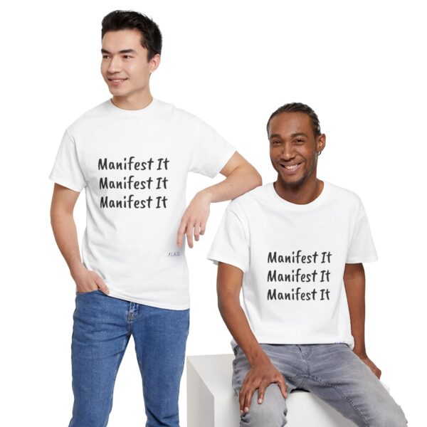 Unisex Cotton "Manifest It" Tee - Image 53