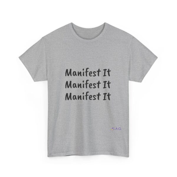 Unisex Cotton "Manifest It" Tee - Image 57