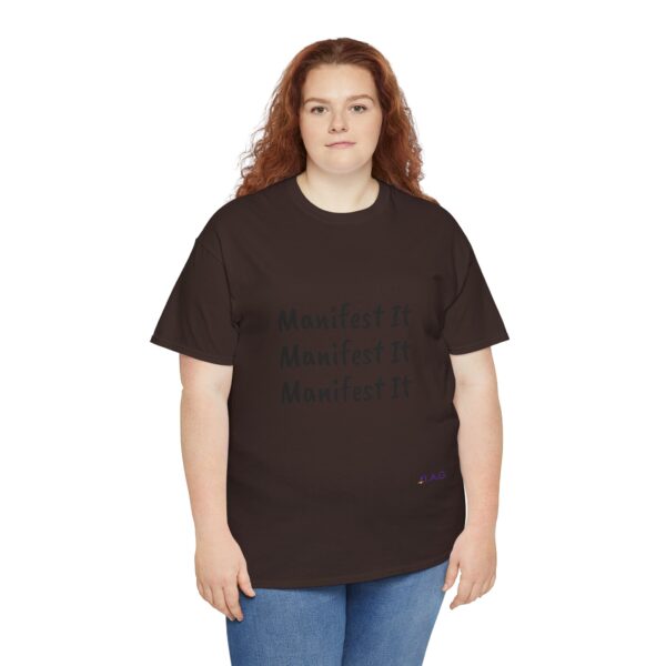 Unisex Cotton "Manifest It" Tee - Image 123