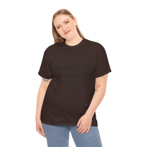 Unisex Cotton "Manifest It" Tee - Image 120