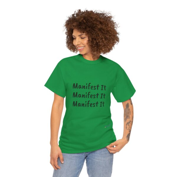 Unisex Cotton "Manifest It" Tee - Image 200