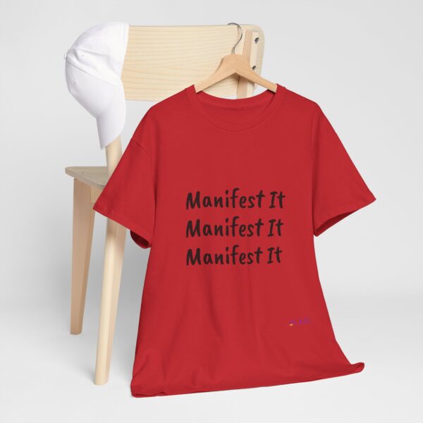 Unisex Cotton "Manifest It" Tee - Image 386