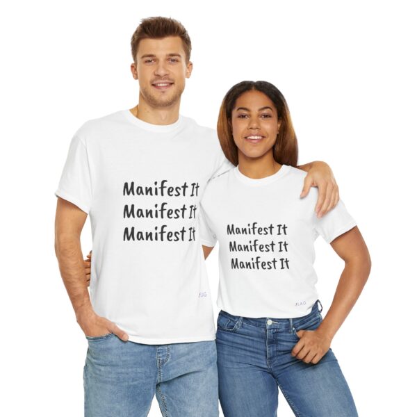 Unisex Cotton "Manifest It" Tee - Image 51