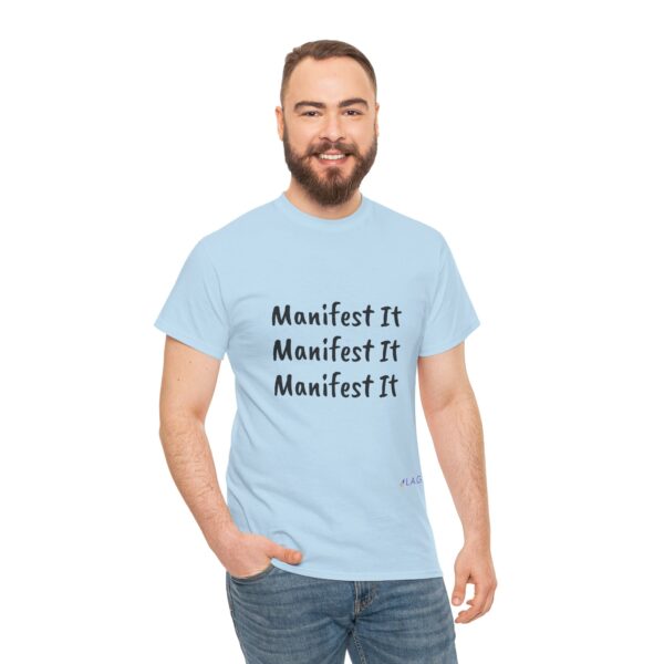 Unisex Cotton "Manifest It" Tee - Image 256