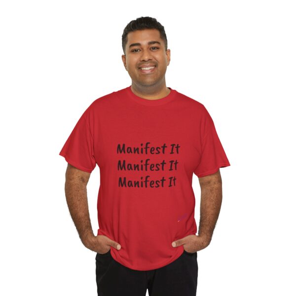 Unisex Cotton "Manifest It" Tee - Image 395