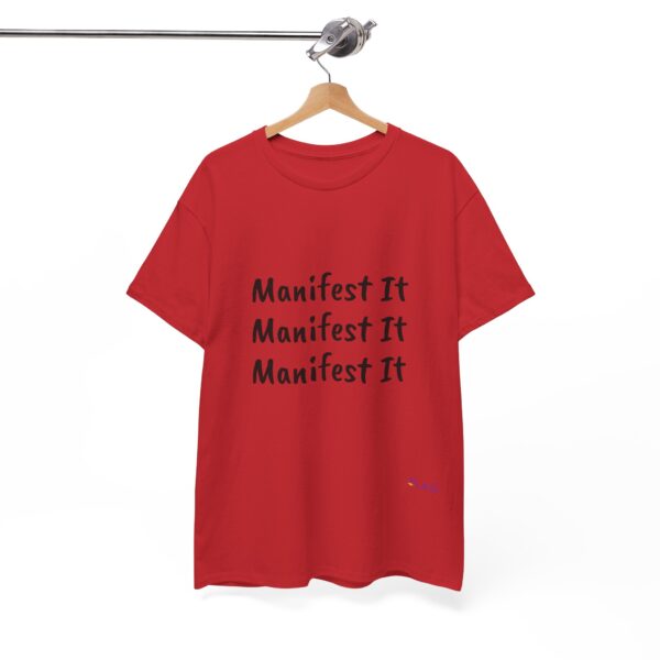 Unisex Cotton "Manifest It" Tee - Image 385