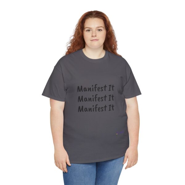 Unisex Cotton "Manifest It" Tee - Image 285