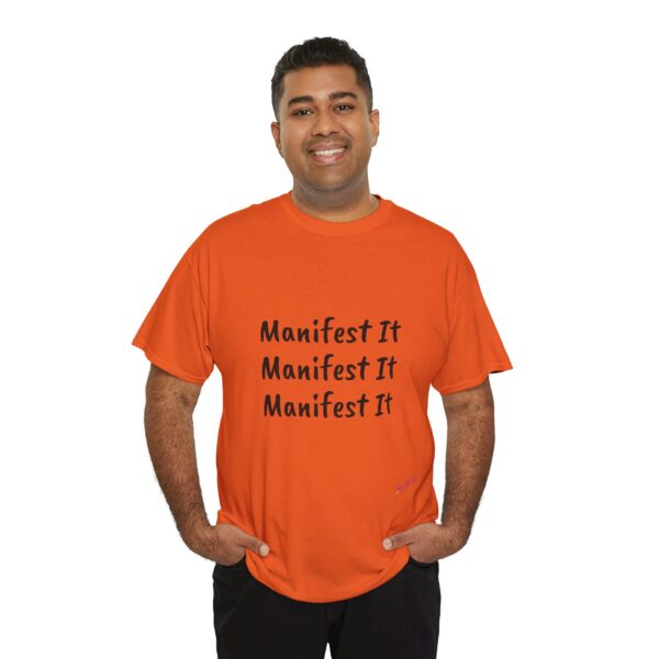 Unisex Cotton "Manifest It" Tee - Image 98