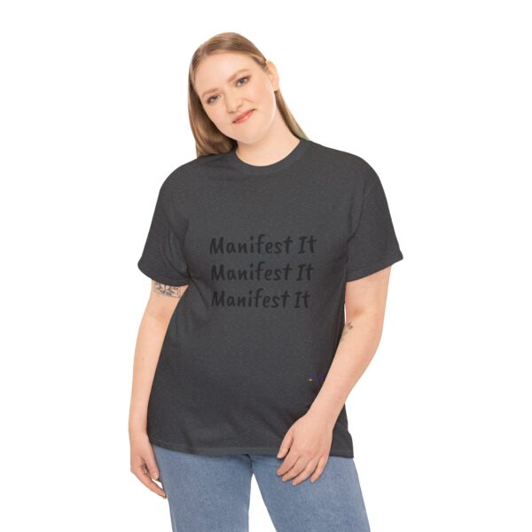 Unisex Cotton "Manifest It" Tee - Image 228