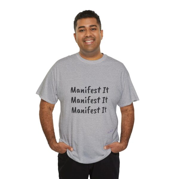 Unisex Cotton "Manifest It" Tee - Image 71