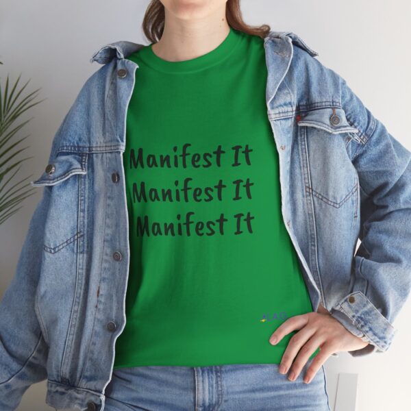 Unisex Cotton "Manifest It" Tee - Image 212