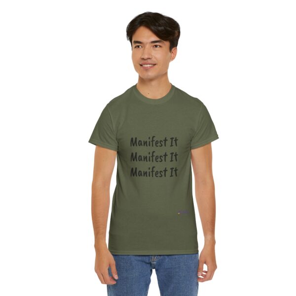 Unisex Cotton "Manifest It" Tee - Image 156