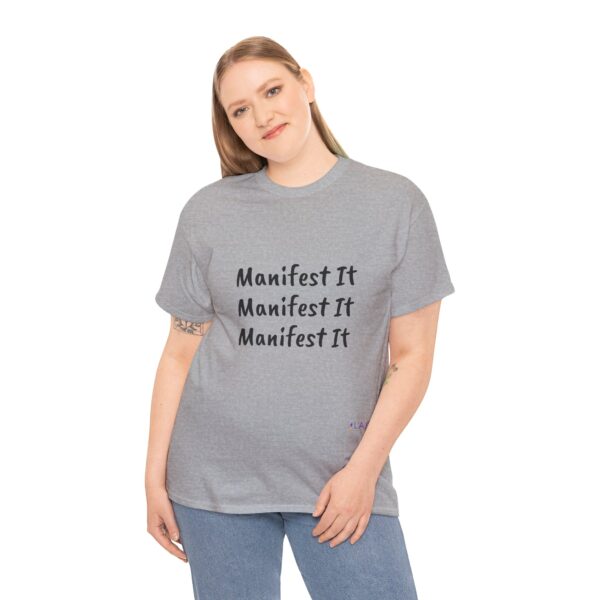 Unisex Cotton "Manifest It" Tee - Image 66