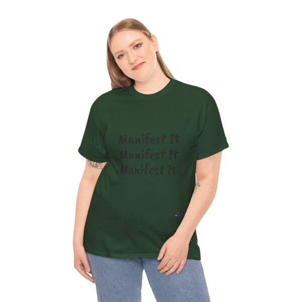 Unisex Cotton "Manifest It" Tee - Image 174