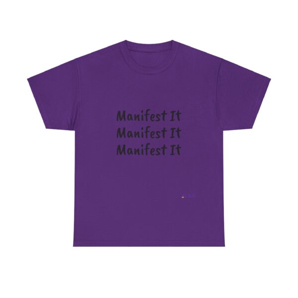 Unisex Cotton "Manifest It" Tee - Image 352