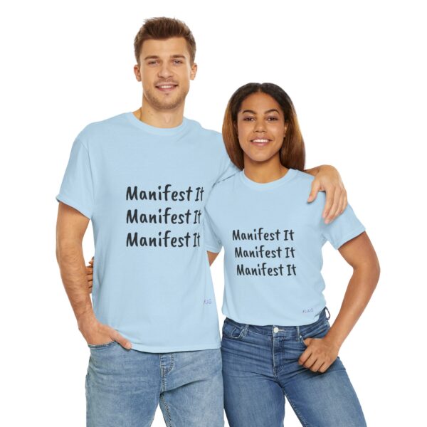 Unisex Cotton "Manifest It" Tee - Image 267