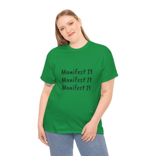 Unisex Cotton "Manifest It" Tee - Image 201