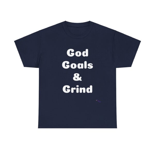 Unisex Cotton Tee "God, Goals & Grind" - Image 25