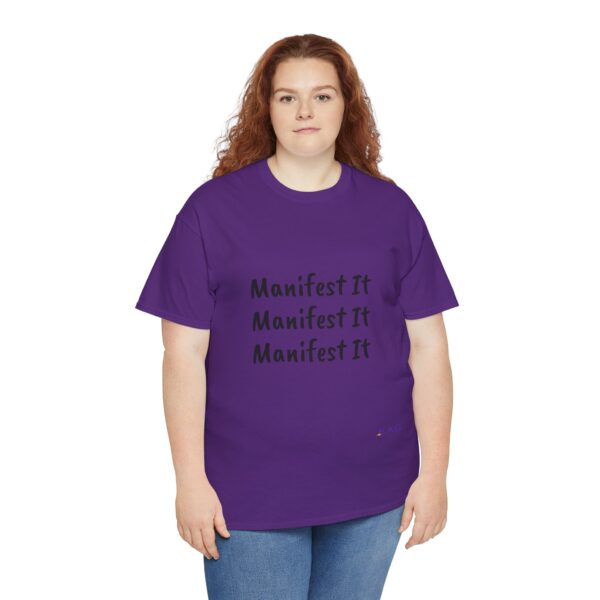 Unisex Cotton "Manifest It" Tee - Image 366