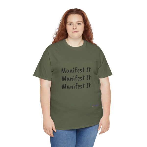 Unisex Cotton "Manifest It" Tee - Image 150