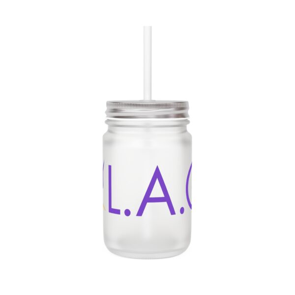 LAG logo Mason Jar