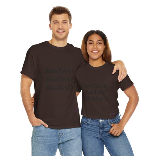 Unisex Cotton "Manifest It" Tee - Image 132