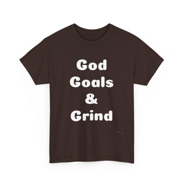 Unisex Cotton Tee "God, Goals & Grind" - Image 11