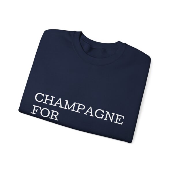 Unisex "Champagne for Breakfast" Crewneck Sweatshirt - Image 7