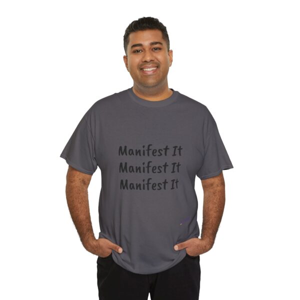 Unisex Cotton "Manifest It" Tee - Image 287